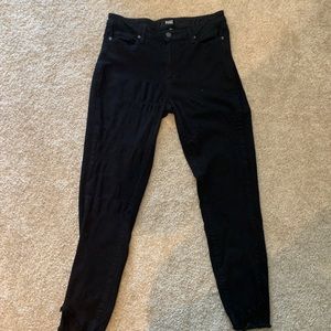 Hoxton Ankle Paige Black Jeans